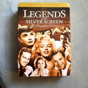 3 Disc DVD Set Legends of the Silver Screen,The Biographies Collection.